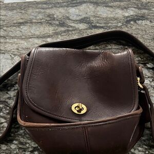 Coach Dark Brown Vintage Leather Bag